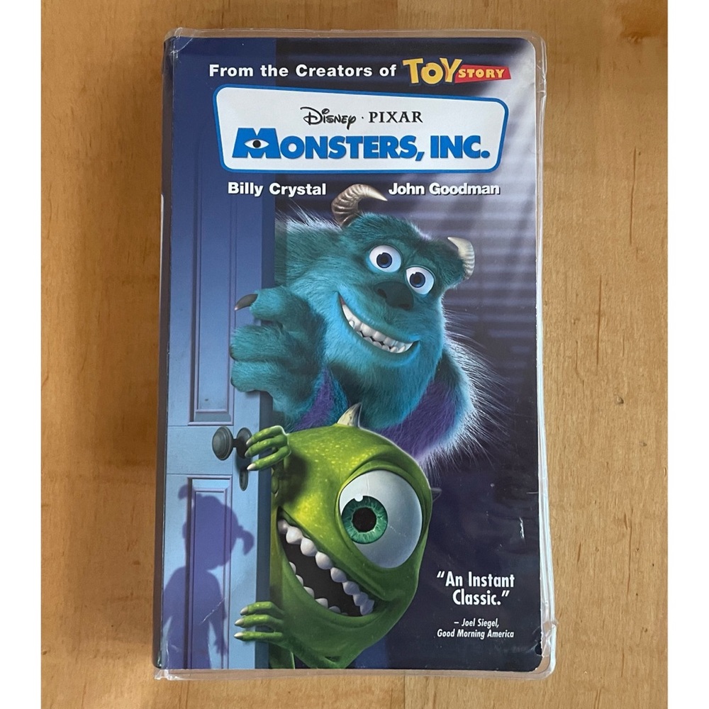 Disney Pixar Monsters, Inc. VHS